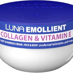 luna emollient soft cream vit e collagen 160 gm 51.16